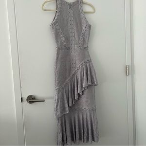 NWOT Herve Leger Gray Sleeveless Dress